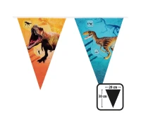 Girlanda flagi Dinozaury, 30 x 20 cm, 6 m.