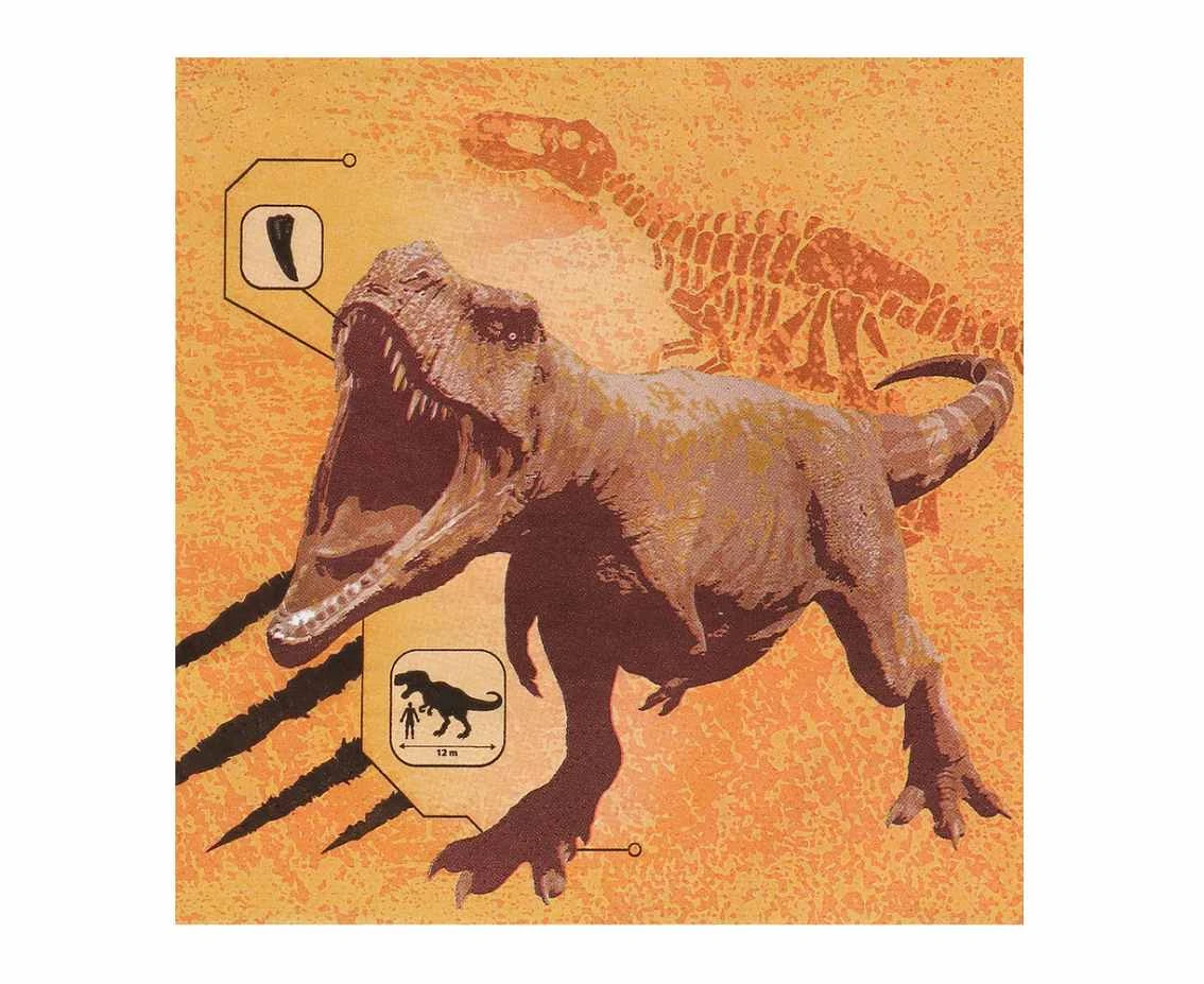 Serwetki papierowe Dinozaur, 33 x 33 cm, 20 szt.