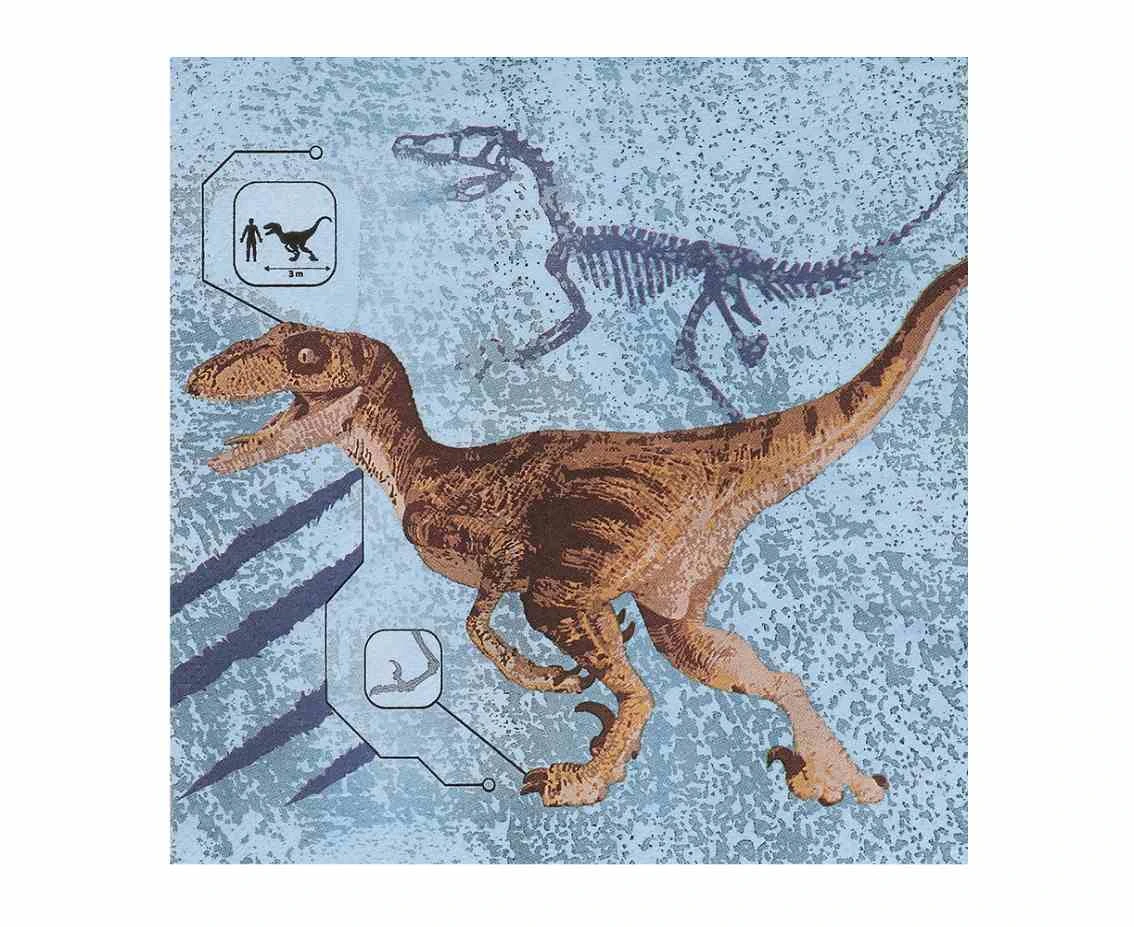 Serwetki papierowe Dinozaur, 33 x 33 cm, 20 szt.