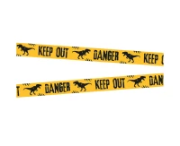 Taśma Danger Dinozaur, żółta 15 m