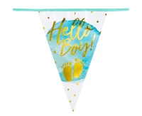 Girlanda 'Hello Boy!' 30 x 20 cm, 6 m.