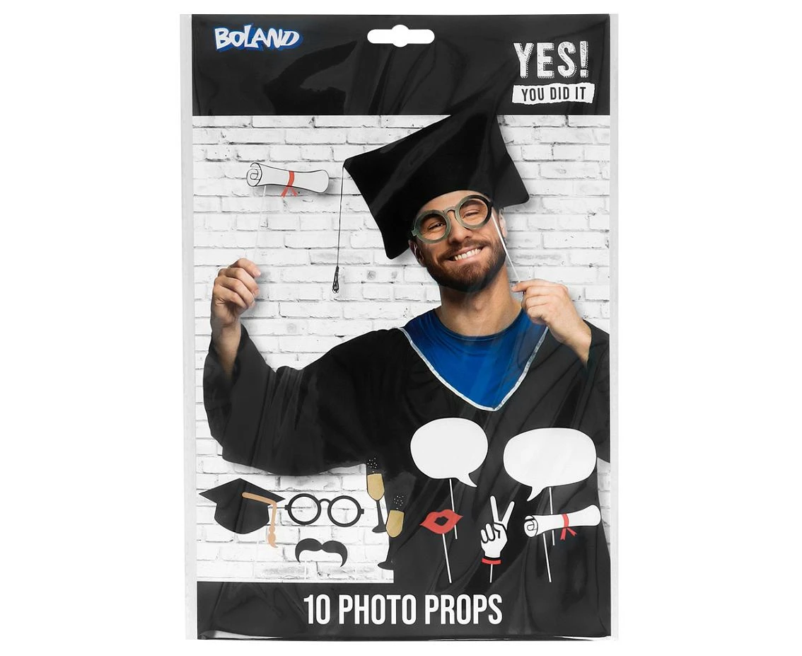 Rekwizyty do zdjęć Graduation, 10 szt.