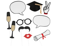 Rekwizyty do zdjęć Graduation, 10 szt.