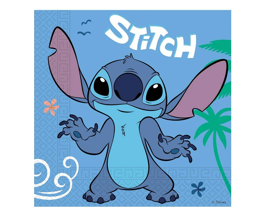Serwetki papierowe Stitch & Angel, 33x33 cm, 20 szt.