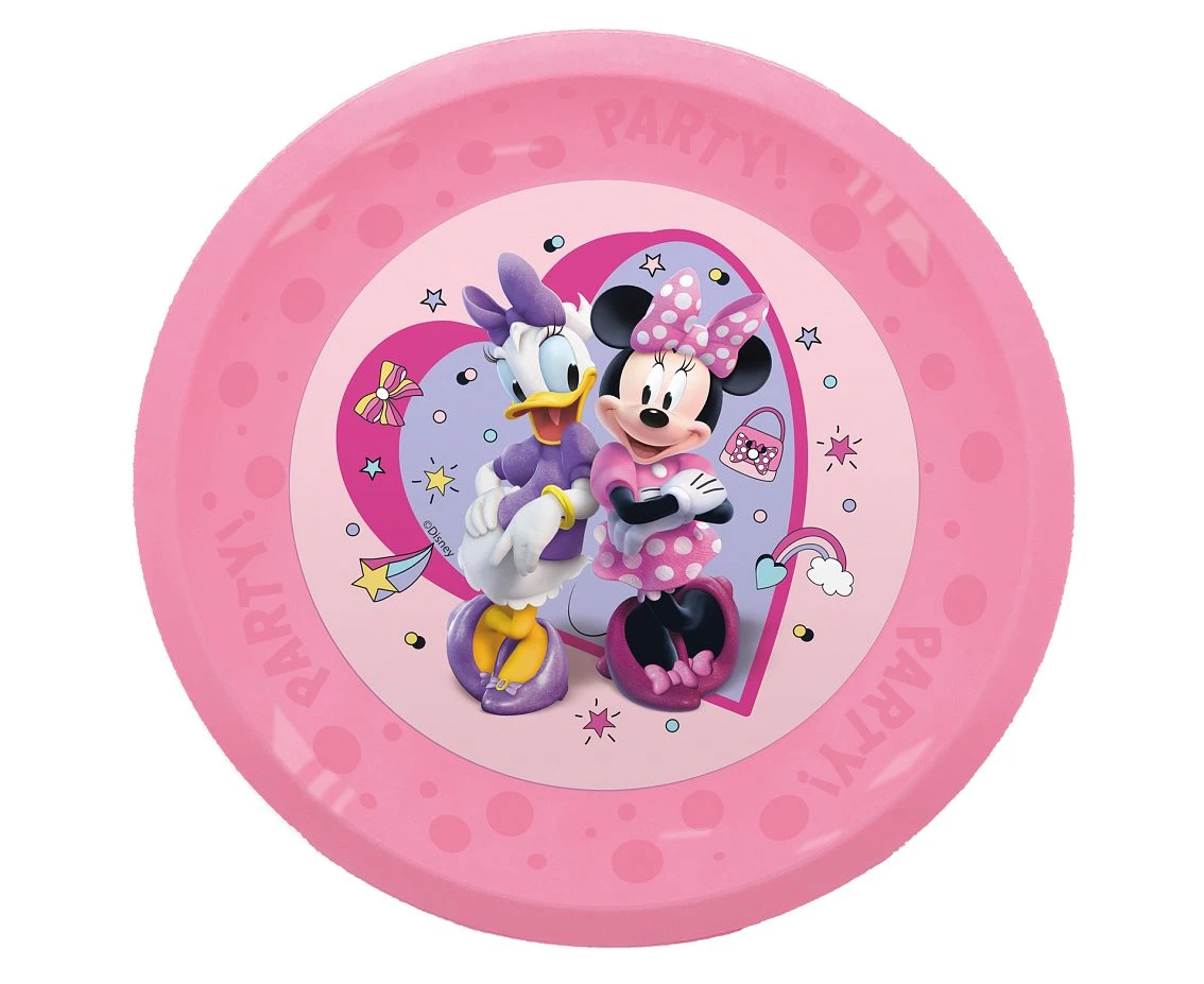 Talerz wielokrotnego użytku Minnie Junior Disney, 21 cm, 4 szt. KK