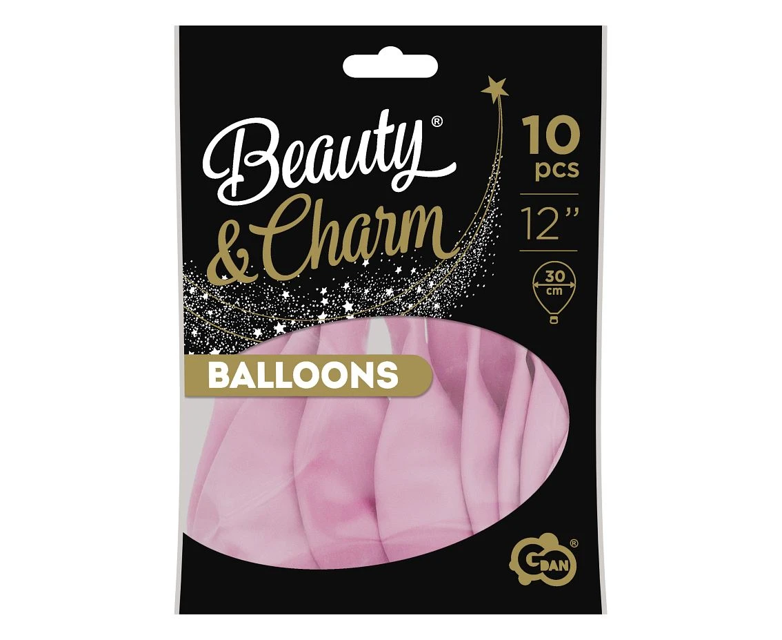 Balony B&C 12", macaron liliowe, 10szt.