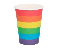 Kubeczki papierowe Rainbow, 250 ml, 8 szt.