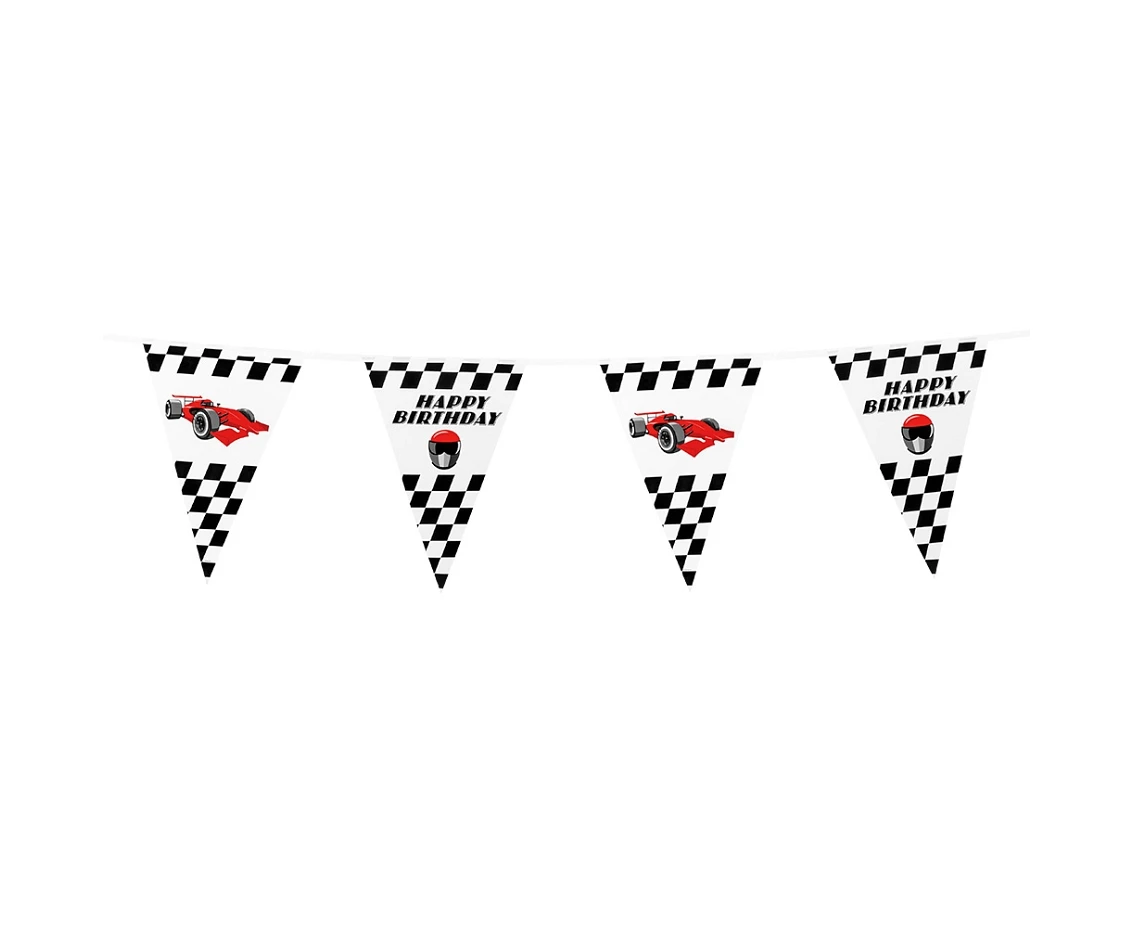 Baner flagi Racing, 30 x 20 cm, 6 m.