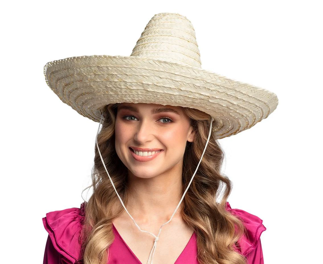 Kapelusz Sombrero , beżowy, 49 cm