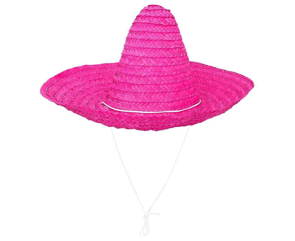Kapelusz Sombrero , różowy, 49 cm