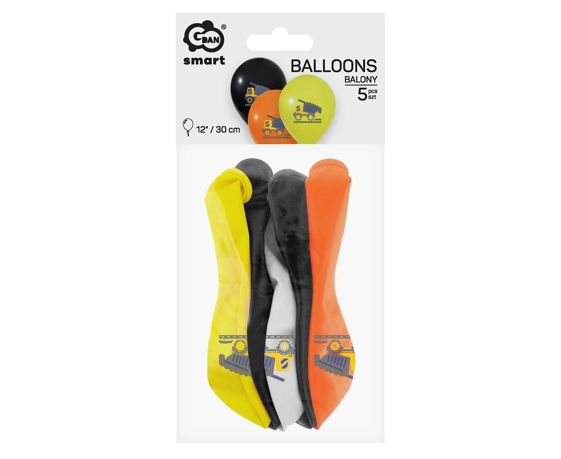 Balony Wywrotka, 12"/ 5 szt.