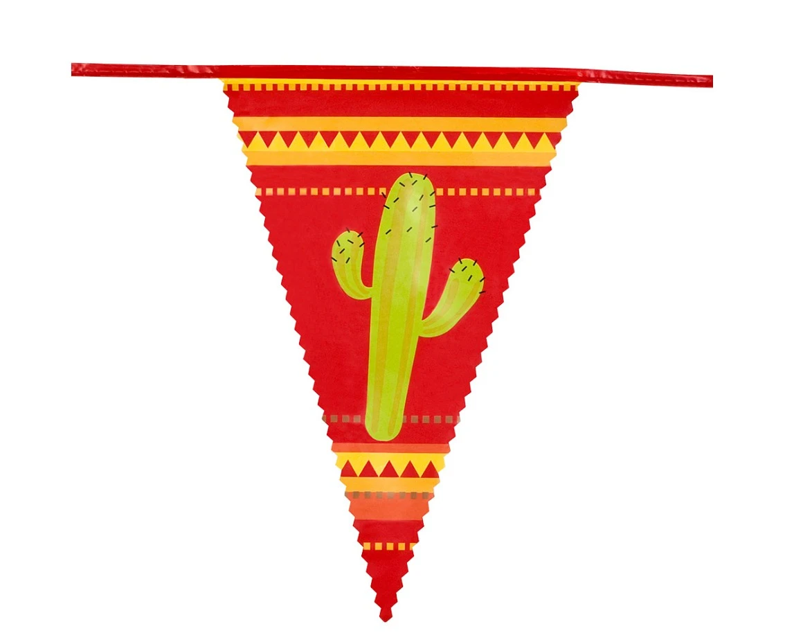 Girlanda flagi Meksyk, 30 x 20 cm, 6 m. EKM