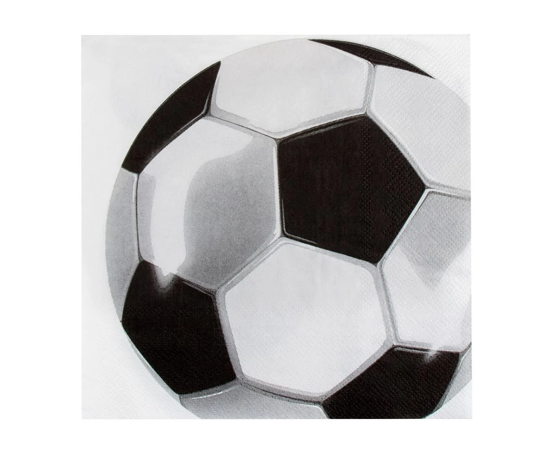 Serwetki Football, 33 x 33 cm, 20 szt.