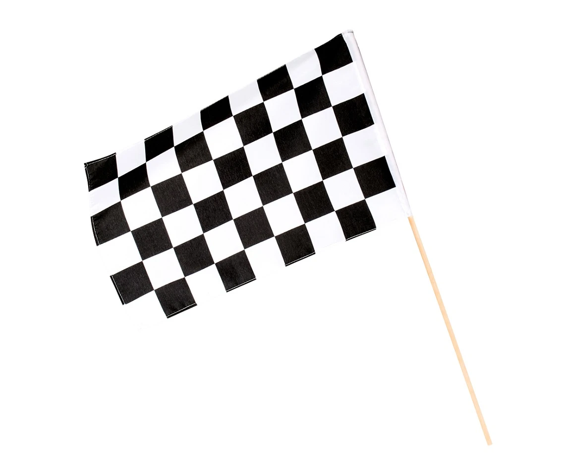 Flaga Racing, (30 x 45 cm), 60 cm