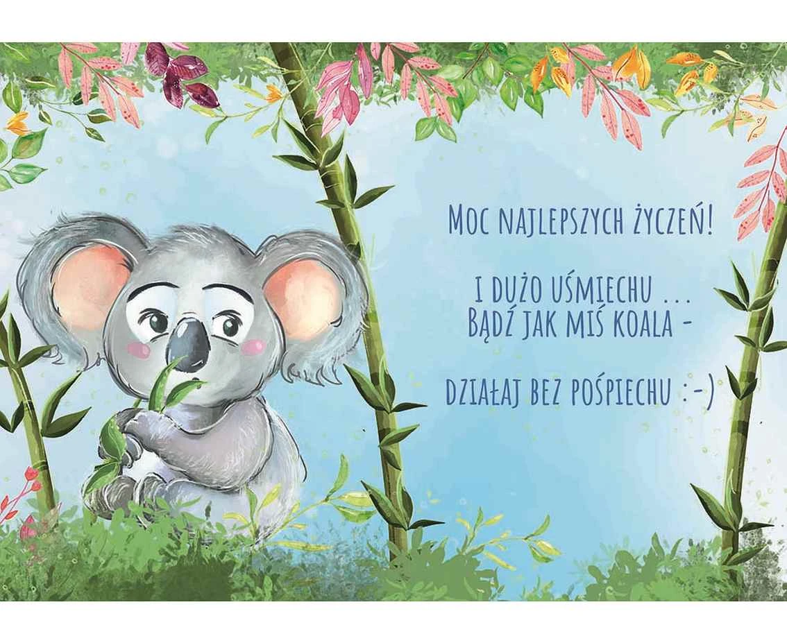 Kartka okolicznościowa A5 KOALA 1 szt.