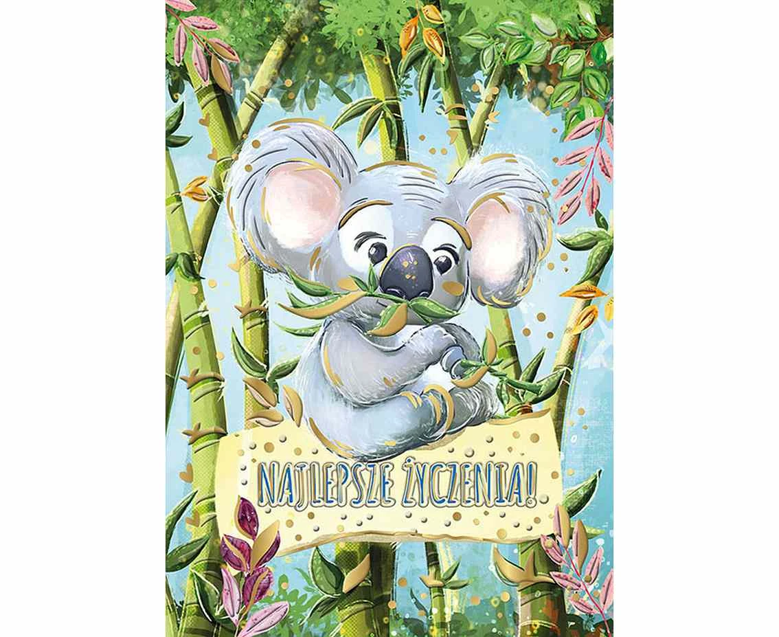 Kartka okolicznościowa A5 KOALA 1 szt.