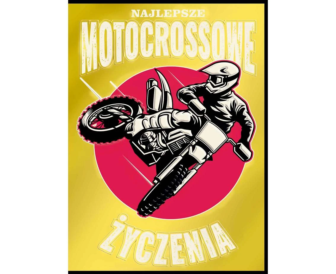 Kartka okolicznościowa B6 MOTOR, 1 szt.