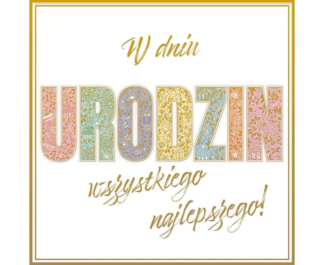 Kartka okolicznościowa KW NAPIS, 1 szt.