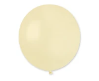 Balony Gemar, pastel kula 0.75m maślana, 1szt.