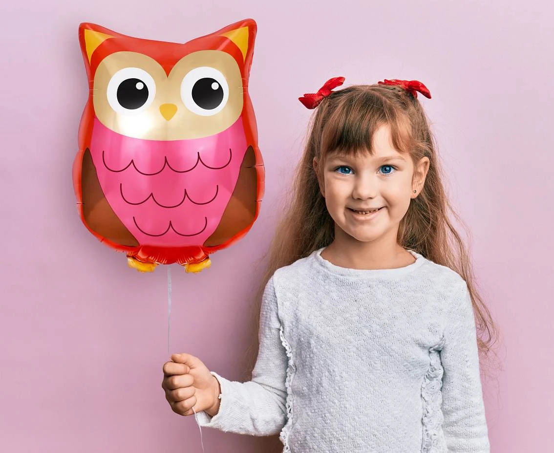 Balon foliowy Sowa, 40x35 cm KK