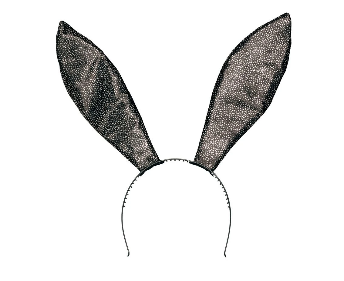 Zestaw Bunny black (diadem, muszka, ogon)