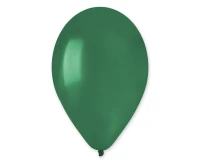 Balony Gemar 10", pastel szmaragdowe zielone (butelkowe), 100szt.