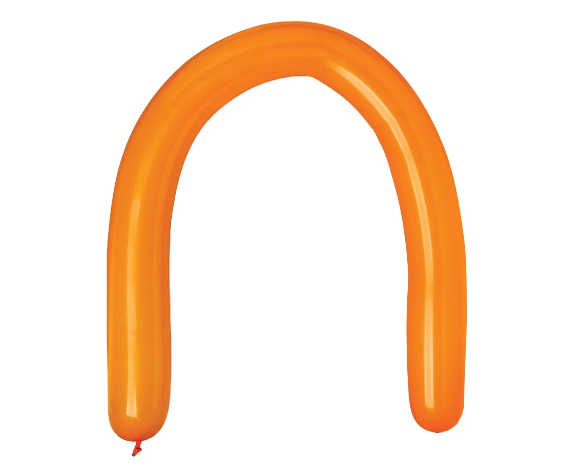 Balony Gemar, rurki włoskie typ 350, pomarańczowe, 100szt. KK