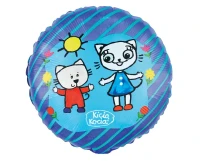 Balon foliowy Kicia Kocia i Nunuś, 18 cali