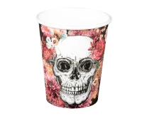 Kubeczki papierowe Day of the dead 250 ml, 10 szt.