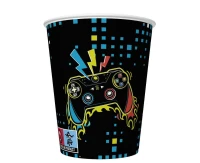 Kubeczki pap. Play Joystick Pad, 250 ml, 8 szt.