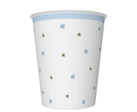 Kubeczki pap. Baby Shower Blue, 250 ml, 8 szt.