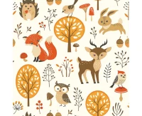 Serwetki pap. Forest Friends, 33x33 cm, 20 szt.
