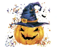 Serwetki pap. Creepy Pumpkin with Splashes, 33x33 cm, 20 szt.