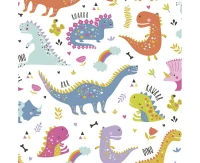 Serwetki pap. Funny dinosaurs, 33x33 cm, 20 szt.