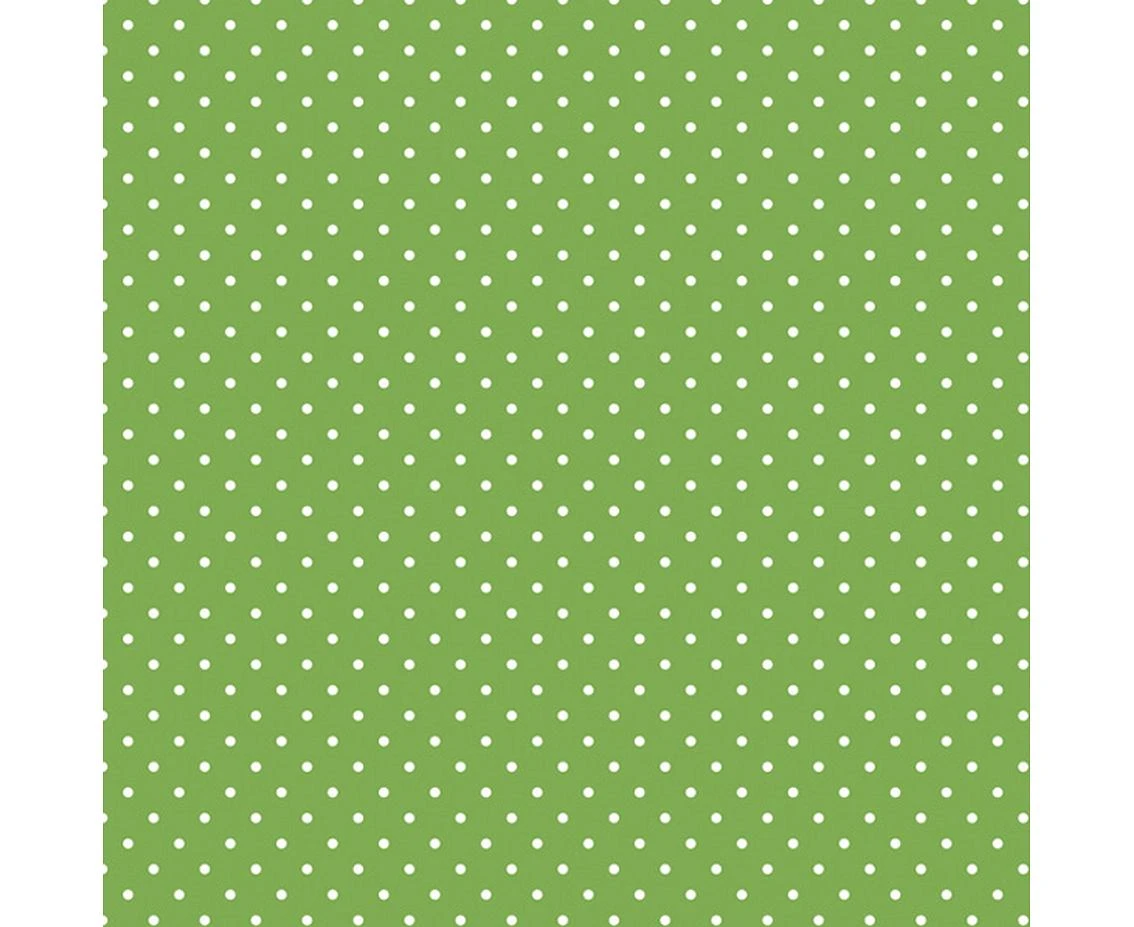 Serwetki pap. White dots on green, 33x33 cm, 20 szt.