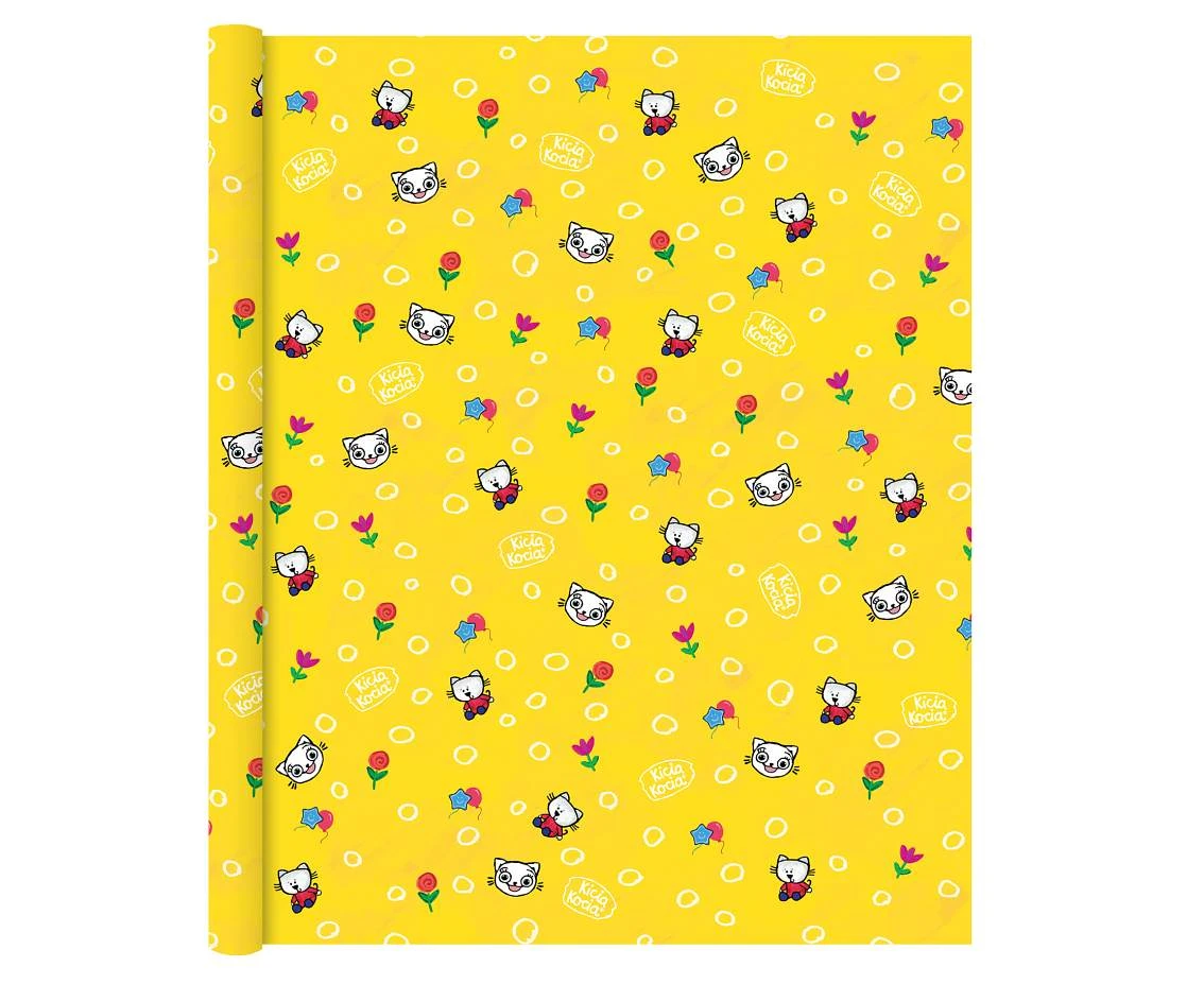Papier prezentowy Kicia Kocia (licencja) 70x200 cm