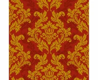 Serwetki papierowe Red&Gold Wallpaper, 33 x 33 cm,  20 szt.