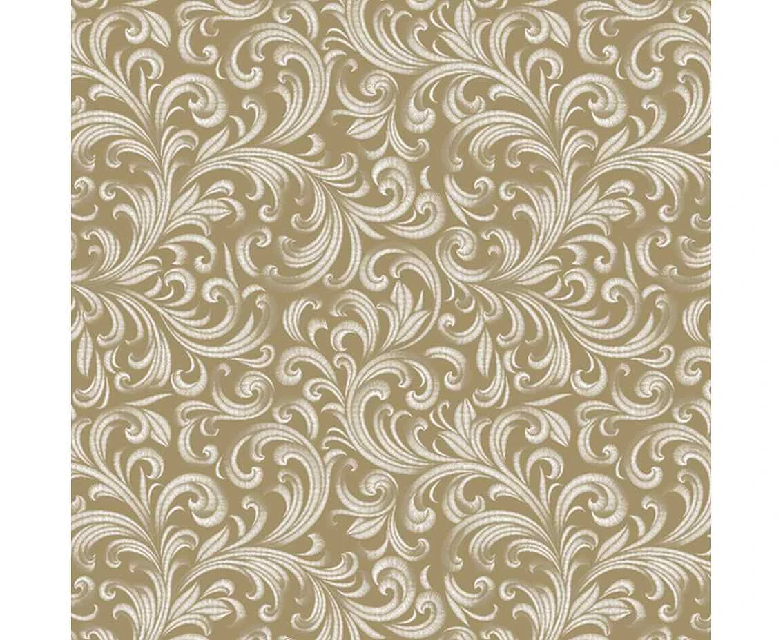 Serwetki papierowe Wallpaper Ornament Gold, 33 x 33 cm,  20 szt.