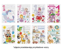 Laurka Lux Edition B6LUX 127x180 Urodziny Roczek zest. 648 Dziecięce - Baby, Chłopiec, Dziewczynka