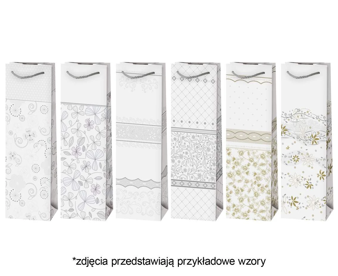 Torebki papierowe  120 x 400 x 90 cm , 6 wzorów, 1 szt.
