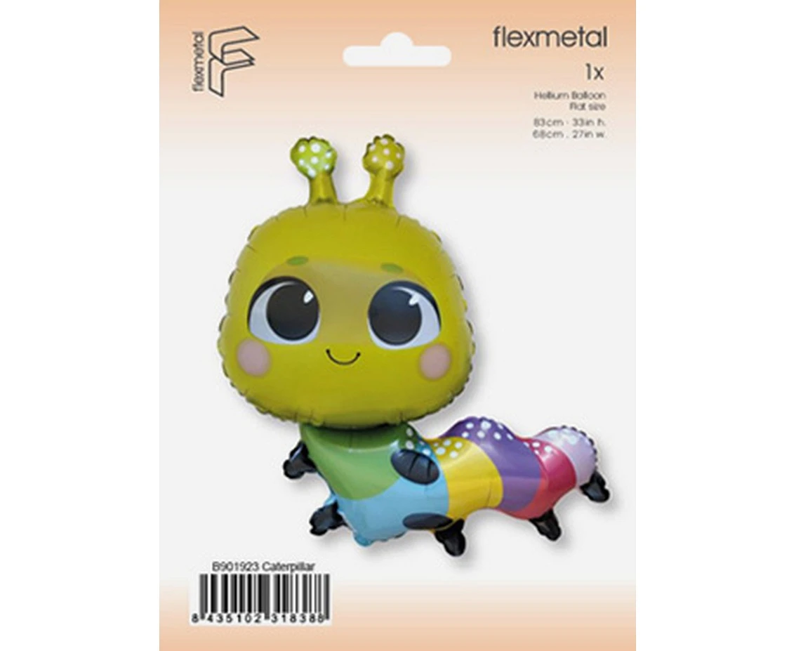 Balon foliowy 24" FX - Kolorowa Gąsiennica, pakowany KK