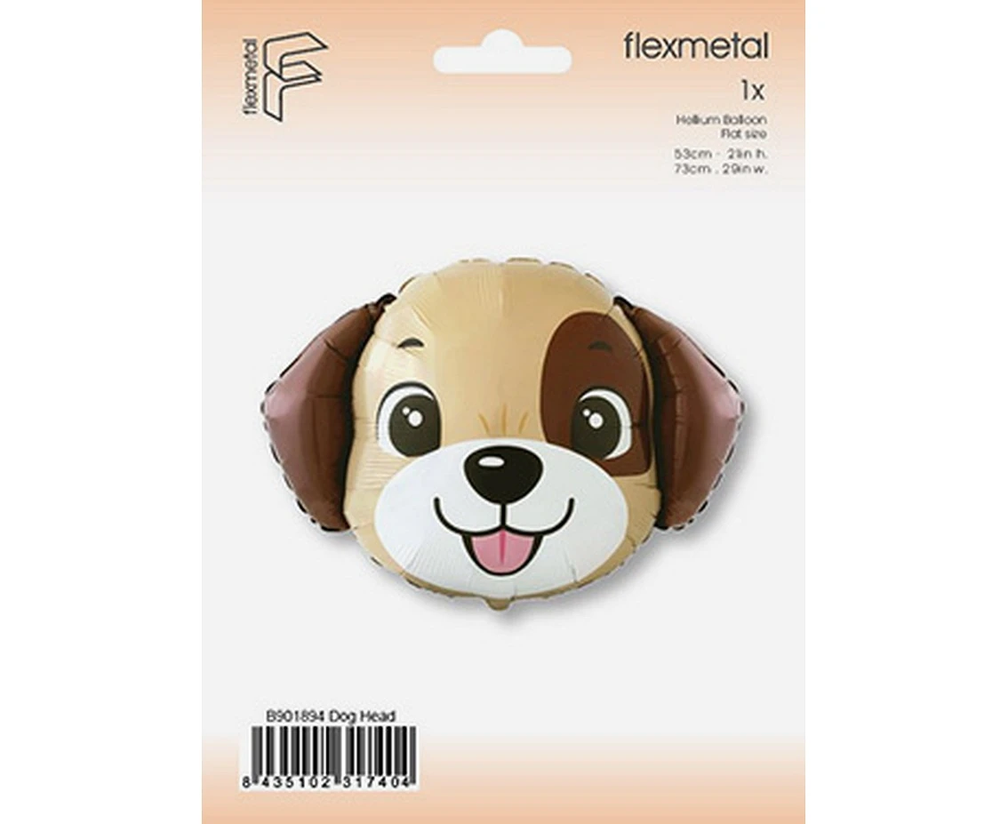 Balon foliowy 24" FX - Piesek (głowa), pakowany KK