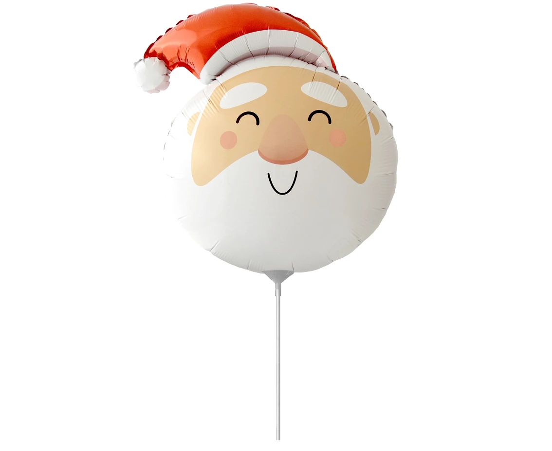 Balon foliowy 14" FX - Święty Mikołaj (głowa), niepakowany