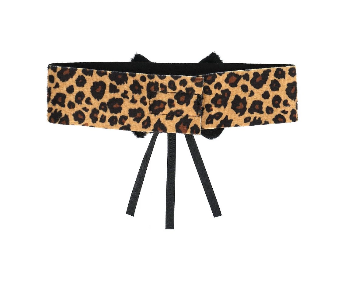 Zestaw Uroczy Gepard (opaska, choker, 2 bransoletki, ogon)
