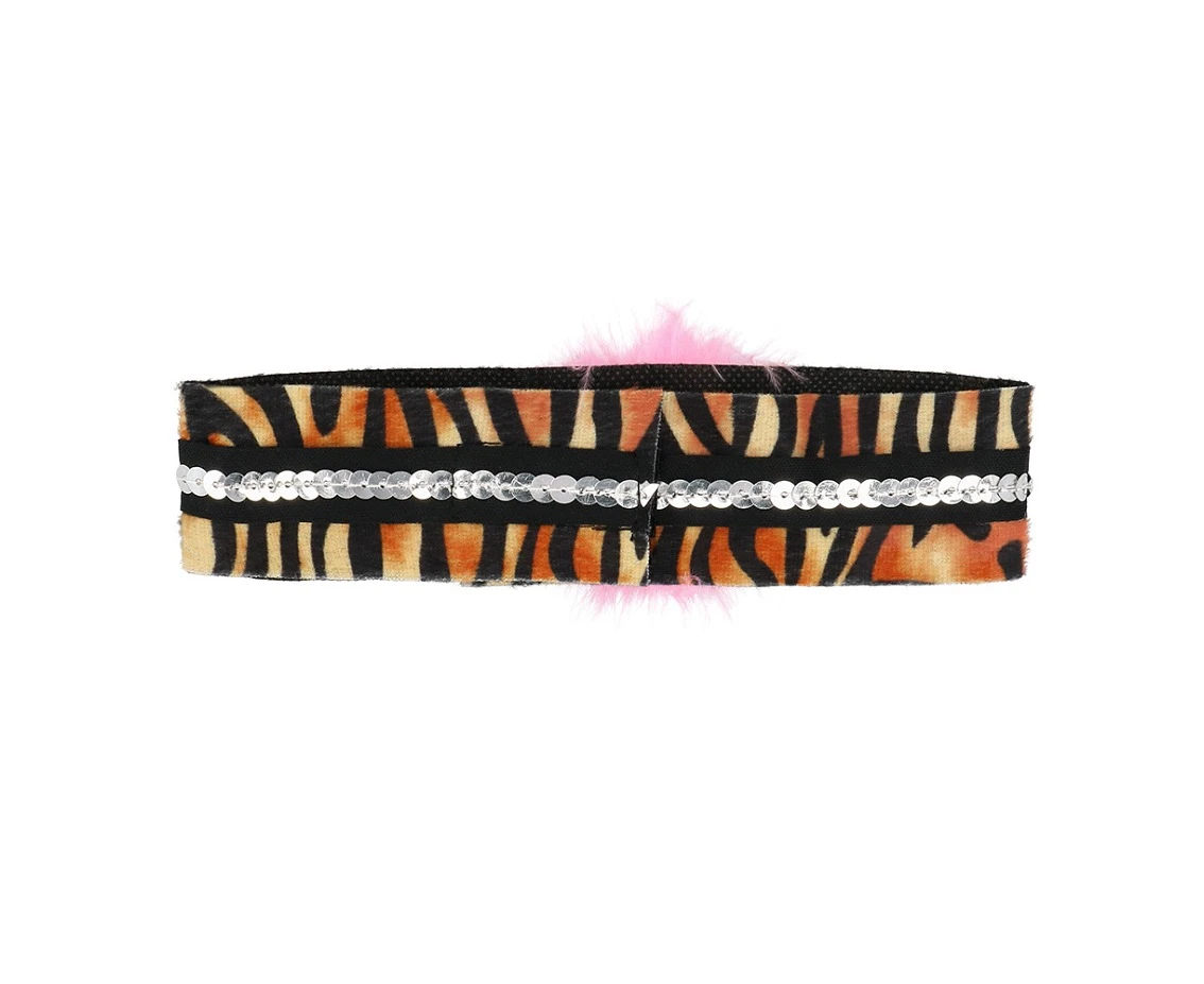 Zestaw Słodki Gepard (opaska, choker, 2 bransoletki, ogon)