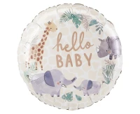 Balon foliowy 18" CIR- Soft Jungle baby KK