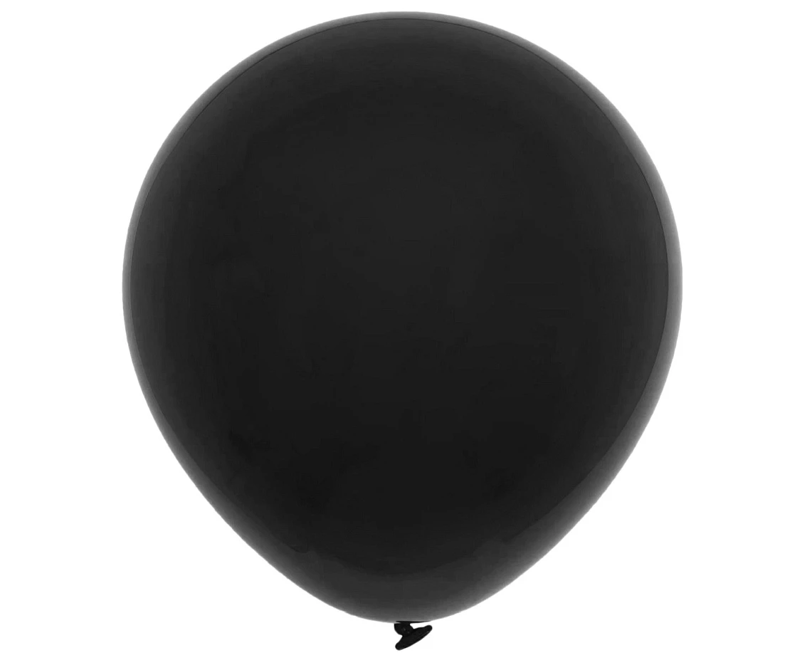 Balony Decomex 5", pastel czarne, 100szt.