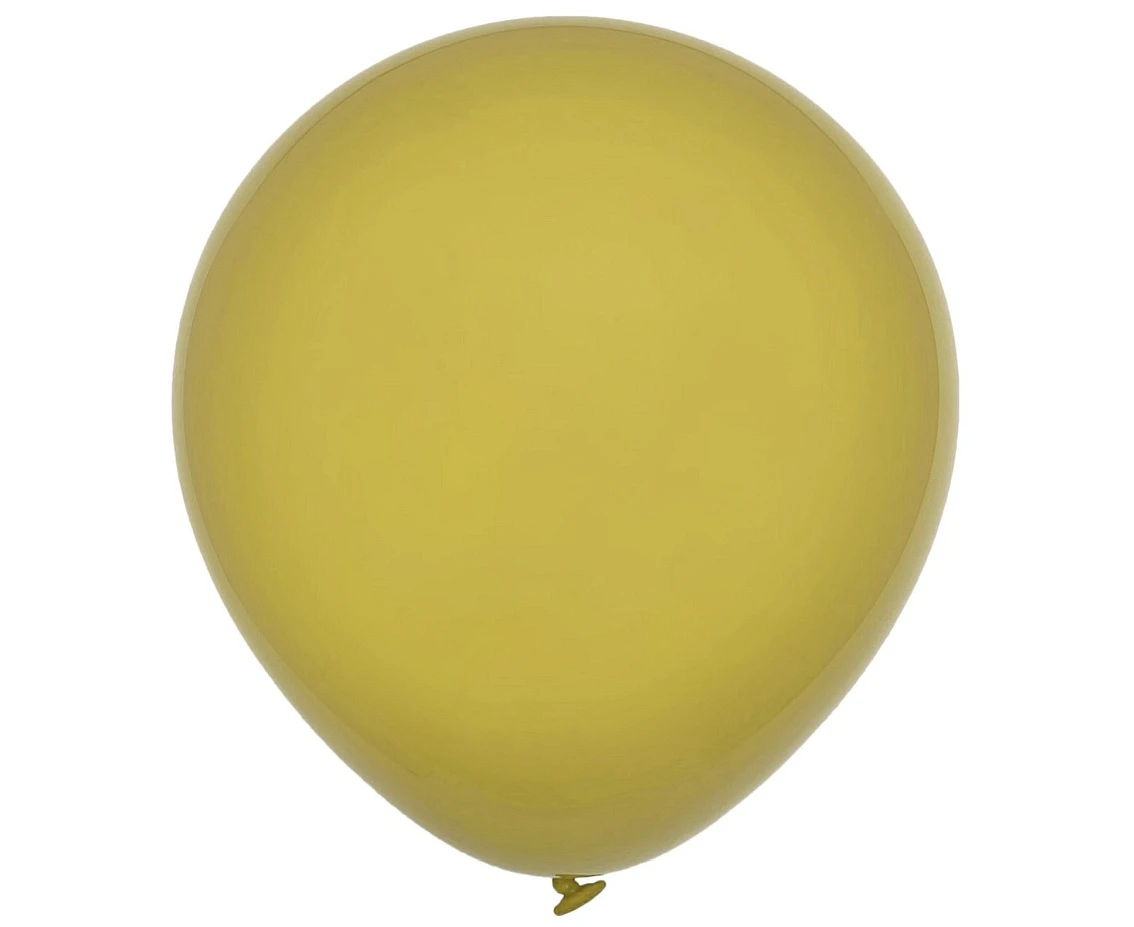 Balony Decomex 5", pastel musztardowe, 100szt.
