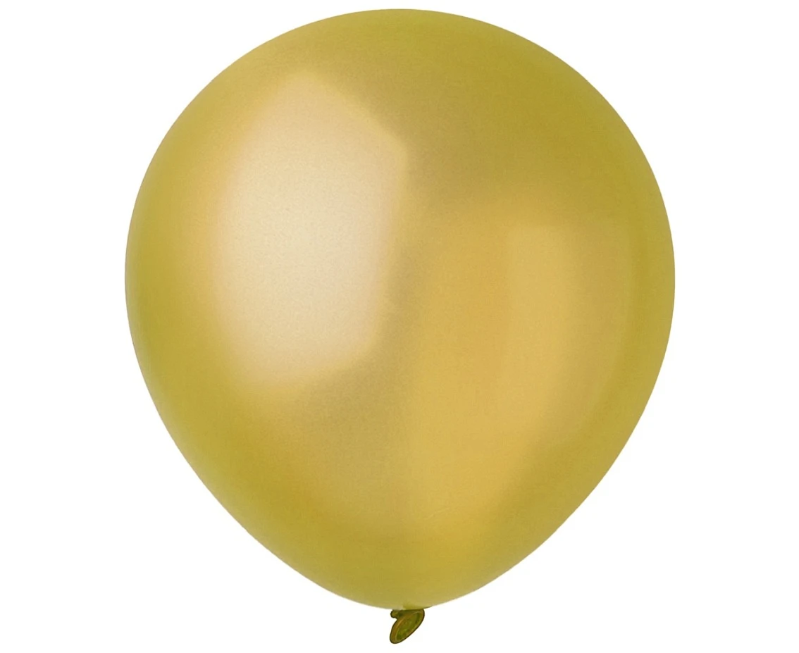 Balony Decomex 5", metalik złote, 100szt.