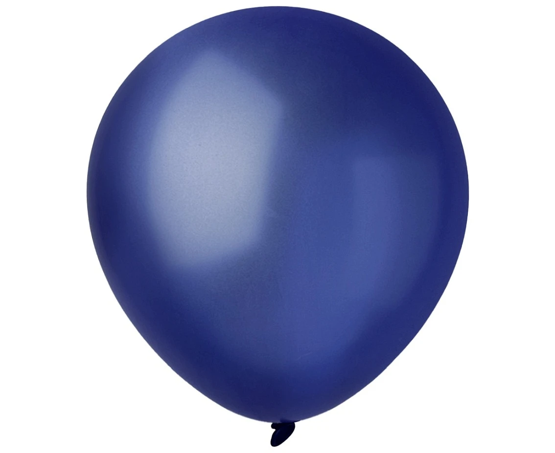 Balony Decomex 5", metalik granatowe, 100szt.